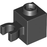 60475b - Brick Special 1 x 1 with Clip Vertical [Open O Clip, Hollow Stud]