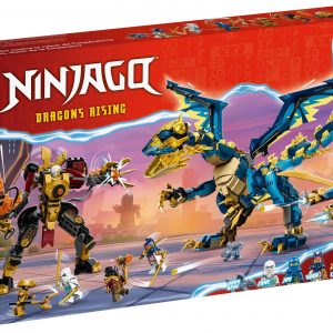 Đồ chơi lắp ráp Iego Ninjago 71796 Elemental Dragon vs The Empress Mech