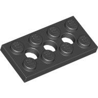 3709 - Technic Plate 2 x 4 [3 Holes]